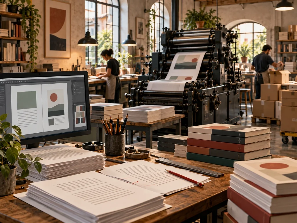 Ilustración sobre I meccanismi dell’editoria. Il mondo dei libri dalla carta all’intelligenza artificiale